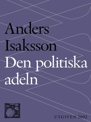 cover image of Den politiska adeln